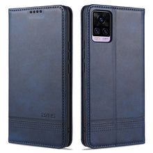 Load image into Gallery viewer, ZNS Magnetic Calf Texture Horizontal Flip Leather Case with Card Slots &amp; Holder &amp; Wallet, For vivo V20 Pro / S7, For Xiaomi Mi Note 10 Lite