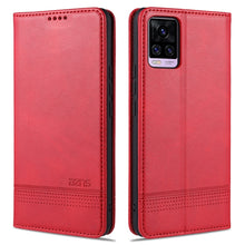 Load image into Gallery viewer, ZNS Magnetic Calf Texture Horizontal Flip Leather Case with Card Slots &amp; Holder &amp; Wallet, For vivo V20 Pro / S7, For Xiaomi Mi Note 10 Lite