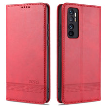 Load image into Gallery viewer, ZNS Magnetic Calf Texture Horizontal Flip Leather Case with Card Slots &amp; Holder &amp; Wallet, For vivo V20 Pro / S7, For Xiaomi Mi Note 10 Lite
