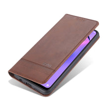 Load image into Gallery viewer, AZNS Magnetic Calf Texture Horizontal Flip Leather Case with Card Slots &amp; Holder &amp; Wallet, For Oppo Reno5 5G, For Oppo Reno5 Pro 5G, For Xiaomi Redmi Note 9 5G