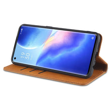 Load image into Gallery viewer, AZNS Magnetic Calf Texture Horizontal Flip Leather Case with Card Slots &amp; Holder &amp; Wallet, For Oppo Reno5 5G, For Oppo Reno5 Pro 5G, For Xiaomi Redmi Note 9 5G