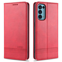 Load image into Gallery viewer, AZNS Magnetic Calf Texture Horizontal Flip Leather Case with Card Slots &amp; Holder &amp; Wallet, For Oppo Reno5 5G, For Oppo Reno5 Pro 5G, For Xiaomi Redmi Note 9 5G