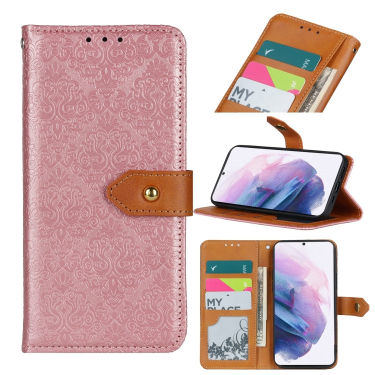 European Floral Embossed Copper Buckle Horizontal Flip PU Leather Case with Holder & Card Slots & Wallet & Photo Frame, For Samsung Galaxy A21s, For Samsung Galaxy A31, For Samsung Galaxy A41, For Samsung Galaxy A51 5G, For Samsung Galaxy A51 4G       ...