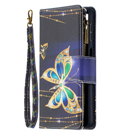 Colored Drawing Pattern Zipper Horizontal Flip Leather Case with Holder & Card Slots & Wallet, For Samsung Galaxy A32 5G, For Samsung Galaxy A52 5G / 4G, For Samsung Galaxy A72 5G / 4G, For Xiaomi Poco M3, For Samsung Galaxy A52 5G
