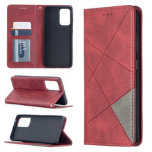 Load image into Gallery viewer, Prismatic Invisible Magnetic Horizontal Flip Leather Case with Holder &amp; Card Slots &amp; Photo Frame, For Samsung Galaxy A32 5G, For Samsung Galaxy A52 5G, For Samsung Galaxy A72 5G, For Xiaomi Poco M3