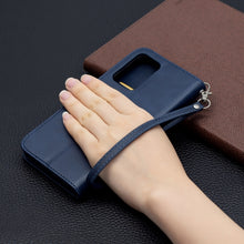 Load image into Gallery viewer, Retro Lambskin Texture Pure Color Horizontal Flip PU Leather Case with Holder &amp; Card Slots &amp; Wallet &amp; Lanyard, For Samsung Galaxy A52 5G