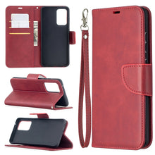 Load image into Gallery viewer, Retro Lambskin Texture Pure Color Horizontal Flip PU Leather Case with Holder &amp; Card Slots &amp; Wallet &amp; Lanyard, For Samsung Galaxy A52 5G