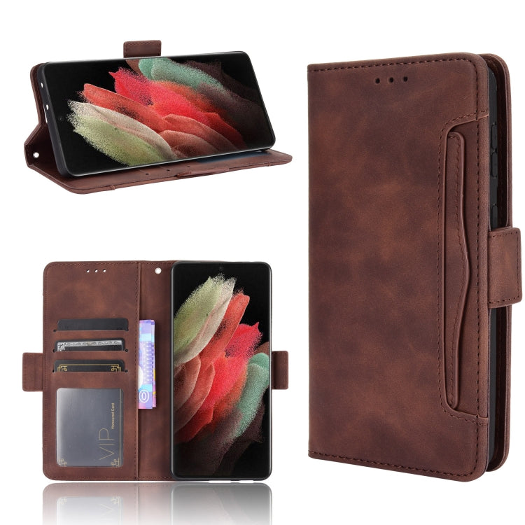 Skin Feel Calf Pattern Horizontal Flip Leather Case with Holder & Card Slots & Photo Frame, For Samsung Galaxy A02s, For Samsung Galaxy A52 5G, For Samsung Galaxy A72 5G / 4G, For Samsung Galaxy S21+ 5G, For Samsung Galaxy S21 Ultra 5G                 ...