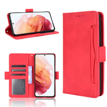 Load image into Gallery viewer, Skin Feel Calf Pattern Horizontal Flip Leather Case with Holder &amp; Card Slots &amp; Photo Frame, For Samsung Galaxy A02s, For Samsung Galaxy A52 5G, For Samsung Galaxy A72 5G / 4G, For Samsung Galaxy S21+ 5G, For Samsung Galaxy S21 Ultra 5G                 ...