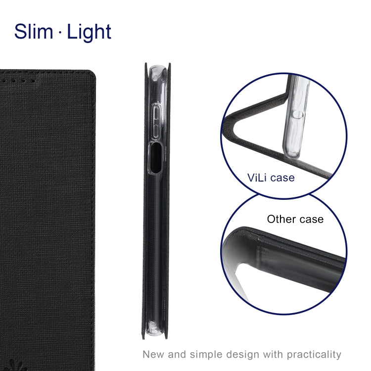 ViLi DMX Series Shockproof TPU + PU Leather Magnetic Attraction Horizontal Flip Case with Card Slot & Holder, For Asus Zenfone 7 ZS670KS, For Asus ROG Phone 3 ZS661KS, For OPPO Reno4 Pro 5G