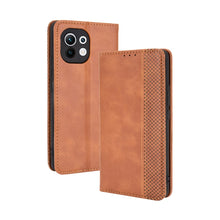 Load image into Gallery viewer, Magnetic Buckle Retro Crazy Horse Texture Horizontal Flip Leather Case with Holder &amp; Card Slots &amp; Photo Frame, For Xiaomi Mi 11, For Xiaomi Poco M3