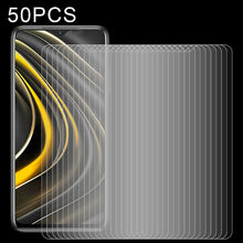 Load image into Gallery viewer, For Xiaomi Redmi 10A / 9A / 9A Sport / 9C / 9C NFC / Poco C31 / 9 Acitve 50 PCS 0.26mm 9H 2.5D Tempered Glass Film, For Xiaomi Redmi K40 (50 PCS), For Xiaomi Poco X3 (50 PCS), For Xiaomi Poco M3 (50 PCS), For Xiaomi Poco C3 (50 PCS)                    ...