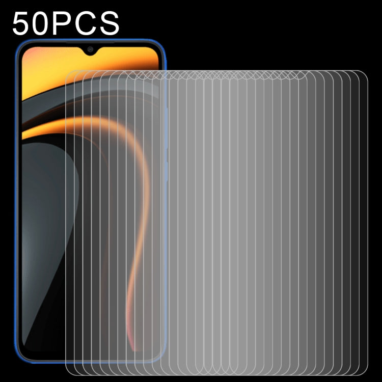 For Xiaomi Redmi 10A / 9A / 9A Sport / 9C / 9C NFC / Poco C31 / 9 Acitve 50 PCS 0.26mm 9H 2.5D Tempered Glass Film, For Xiaomi Redmi K40 (50 PCS), For Xiaomi Poco X3 (50 PCS), For Xiaomi Poco M3 (50 PCS), For Xiaomi Poco C3 (50 PCS)                    ...