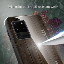 Load image into Gallery viewer, Wood Grain Glass Protective Case, For Samsung Galaxy S20, For Samsung Galaxy S20 Plus, For Samsung Galaxy S20 Ultra, For Samsung Galaxy S20 FE, For Samsung Galaxy S21 5G, For Samsung Galaxy S21 Plus, For Samsung Galaxy S21 Ultra 5G                     ...