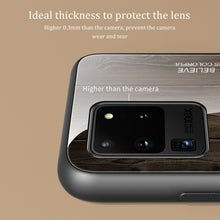 Load image into Gallery viewer, Wood Grain Glass Protective Case, For Samsung Galaxy S20, For Samsung Galaxy S20 Plus, For Samsung Galaxy S20 Ultra, For Samsung Galaxy S20 FE, For Samsung Galaxy S21 5G, For Samsung Galaxy S21 Plus, For Samsung Galaxy S21 Ultra 5G                     ...