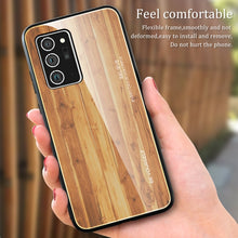 Load image into Gallery viewer, Wood Grain Glass Protective Case, For Samsung Galaxy Note20, For Samsung Galaxy Note20 Ultra, For Xiaomi Mi 10 Pro, For Xiaomi 10T / 10T Pro, For Xiaomi Mi CC9, For Xiaomi Poco X3 NFC, For Xiaomi Redmi K30 Pro, For Xiaomi Redmi Note 9S