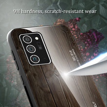Load image into Gallery viewer, Wood Grain Glass Protective Case, For Samsung Galaxy Note20, For Samsung Galaxy Note20 Ultra, For Xiaomi Mi 10 Pro, For Xiaomi 10T / 10T Pro, For Xiaomi Mi CC9, For Xiaomi Poco X3 NFC, For Xiaomi Redmi K30 Pro, For Xiaomi Redmi Note 9S