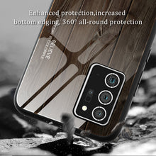 Load image into Gallery viewer, Wood Grain Glass Protective Case, For Samsung Galaxy Note20, For Samsung Galaxy Note20 Ultra, For Xiaomi Mi 10 Pro, For Xiaomi 10T / 10T Pro, For Xiaomi Mi CC9, For Xiaomi Poco X3 NFC, For Xiaomi Redmi K30 Pro, For Xiaomi Redmi Note 9S