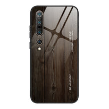 Load image into Gallery viewer, Wood Grain Glass Protective Case, For Samsung Galaxy Note20, For Samsung Galaxy Note20 Ultra, For Xiaomi Mi 10 Pro, For Xiaomi 10T / 10T Pro, For Xiaomi Mi CC9, For Xiaomi Poco X3 NFC, For Xiaomi Redmi K30 Pro, For Xiaomi Redmi Note 9S