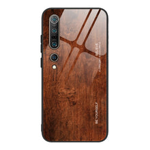 Load image into Gallery viewer, Wood Grain Glass Protective Case, For Samsung Galaxy Note20, For Samsung Galaxy Note20 Ultra, For Xiaomi Mi 10 Pro, For Xiaomi 10T / 10T Pro, For Xiaomi Mi CC9, For Xiaomi Poco X3 NFC, For Xiaomi Redmi K30 Pro, For Xiaomi Redmi Note 9S