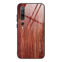 Load image into Gallery viewer, Wood Grain Glass Protective Case, For Samsung Galaxy Note20, For Samsung Galaxy Note20 Ultra, For Xiaomi Mi 10 Pro, For Xiaomi 10T / 10T Pro, For Xiaomi Mi CC9, For Xiaomi Poco X3 NFC, For Xiaomi Redmi K30 Pro, For Xiaomi Redmi Note 9S