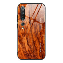 Load image into Gallery viewer, Wood Grain Glass Protective Case, For Samsung Galaxy Note20, For Samsung Galaxy Note20 Ultra, For Xiaomi Mi 10 Pro, For Xiaomi 10T / 10T Pro, For Xiaomi Mi CC9, For Xiaomi Poco X3 NFC, For Xiaomi Redmi K30 Pro, For Xiaomi Redmi Note 9S