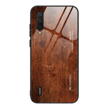 Load image into Gallery viewer, Wood Grain Glass Protective Case, For Samsung Galaxy Note20, For Samsung Galaxy Note20 Ultra, For Xiaomi Mi 10 Pro, For Xiaomi 10T / 10T Pro, For Xiaomi Mi CC9, For Xiaomi Poco X3 NFC, For Xiaomi Redmi K30 Pro, For Xiaomi Redmi Note 9S