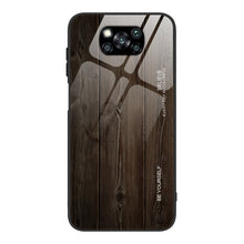 Load image into Gallery viewer, Wood Grain Glass Protective Case, For Samsung Galaxy Note20, For Samsung Galaxy Note20 Ultra, For Xiaomi Mi 10 Pro, For Xiaomi 10T / 10T Pro, For Xiaomi Mi CC9, For Xiaomi Poco X3 NFC, For Xiaomi Redmi K30 Pro, For Xiaomi Redmi Note 9S