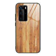 Load image into Gallery viewer, Wood Grain Glass Protective Case, For Huawei P40, For Huawei P40 Pro