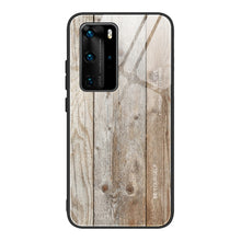 Load image into Gallery viewer, Wood Grain Glass Protective Case, For Huawei P40, For Huawei P40 Pro