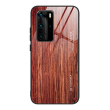 Load image into Gallery viewer, Wood Grain Glass Protective Case, For Huawei P40, For Huawei P40 Pro