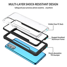 Load image into Gallery viewer, iPAKY Thunder Series Aluminum Frame + TPU Bumper + Clear PC Shockproof Case, For Samsung Galaxy S20, For Samsung Galaxy S20 Plus, For Samsung Galaxy S20 Ultra, For Samsung Galaxy S21 5G, For Samsung Galaxy S21+ 5G, For Samsung Galaxy S21 Ultra 5G