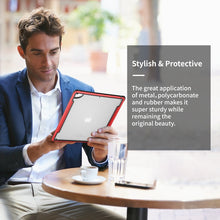 Load image into Gallery viewer, iPAKY Thunder Series Aluminum Frame + TPU Bumper + Clear PC Shockproof Case, For iPad 10.2, For iPad Air 2022 / 2020 10.9