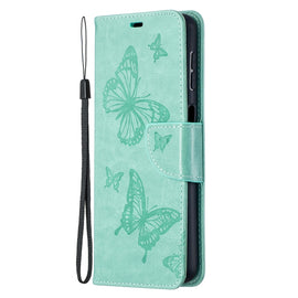Embossing Two Butterflies Pattern Horizontal Flip PU Leather Case with Holder & Card Slot & Wallet & Lanyard, For Samsung Galaxy A32 5G, For Samsung Galaxy A52 5G / 4G, For Samsung Galaxy A72 5G / 4G, For Xiaomi Poco M3, For Samsung Galaxy A72 5G / 4G 5G
