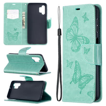 Load image into Gallery viewer, Embossing Two Butterflies Pattern Horizontal Flip PU Leather Case with Holder &amp; Card Slot &amp; Wallet &amp; Lanyard, For Samsung Galaxy A32 5G, For Samsung Galaxy A52 5G / 4G, For Samsung Galaxy A72 5G / 4G, For Xiaomi Poco M3, For Samsung Galaxy A72 5G / 4G 5G