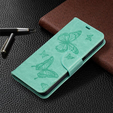 Load image into Gallery viewer, Embossing Two Butterflies Pattern Horizontal Flip PU Leather Case with Holder &amp; Card Slot &amp; Wallet &amp; Lanyard, For Samsung Galaxy A32 5G, For Samsung Galaxy A52 5G / 4G, For Samsung Galaxy A72 5G / 4G, For Xiaomi Poco M3, For Samsung Galaxy A72 5G / 4G 5G