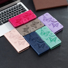Load image into Gallery viewer, Embossing Two Butterflies Pattern Horizontal Flip PU Leather Case with Holder &amp; Card Slot &amp; Wallet &amp; Lanyard, For Samsung Galaxy A32 5G, For Samsung Galaxy A52 5G / 4G, For Samsung Galaxy A72 5G / 4G, For Xiaomi Poco M3, For Samsung Galaxy A72 5G / 4G 5G