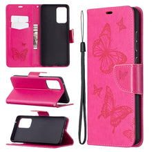 Load image into Gallery viewer, Embossing Two Butterflies Pattern Horizontal Flip PU Leather Case with Holder &amp; Card Slot &amp; Wallet &amp; Lanyard, For Samsung Galaxy A32 5G, For Samsung Galaxy A52 5G / 4G, For Samsung Galaxy A72 5G / 4G, For Xiaomi Poco M3, For Samsung Galaxy A72 5G / 4G 5G