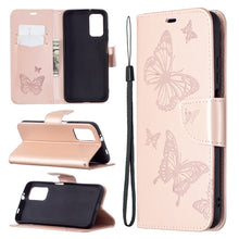 Load image into Gallery viewer, Embossing Two Butterflies Pattern Horizontal Flip PU Leather Case with Holder &amp; Card Slot &amp; Wallet &amp; Lanyard, For Samsung Galaxy A32 5G, For Samsung Galaxy A52 5G / 4G, For Samsung Galaxy A72 5G / 4G, For Xiaomi Poco M3, For Samsung Galaxy A72 5G / 4G 5G