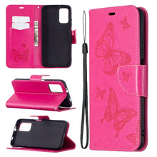 Load image into Gallery viewer, Embossing Two Butterflies Pattern Horizontal Flip PU Leather Case with Holder &amp; Card Slot &amp; Wallet &amp; Lanyard, For Samsung Galaxy A32 5G, For Samsung Galaxy A52 5G / 4G, For Samsung Galaxy A72 5G / 4G, For Xiaomi Poco M3, For Samsung Galaxy A72 5G / 4G 5G