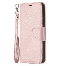 Litchi Texture Pure Color Horizontal Flip PU Leather Case with Holder & Card Slots & Wallet & Lanyard, For Samsung Galaxy A52 5G / 4G, For Samsung Galaxy A52 5G / 4GG