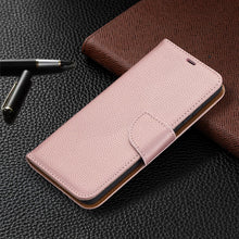Load image into Gallery viewer, Litchi Texture Pure Color Horizontal Flip PU Leather Case with Holder &amp; Card Slots &amp; Wallet &amp; Lanyard, For Samsung Galaxy A52 5G / 4G, For Samsung Galaxy A52 5G / 4GG