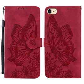 Retro Skin Feel Butterflies Embossing Horizontal Flip Leather Case with Holder & Card Slots & Wallet, For iPhone 6 / 6s, For iPhone 6 Plus / 6s Plus, For iPhone SE 2022 / SE 2020 / 8 / 7, For iPhone 8 Plus / 7Plus, For iPhone 11, For iPhone 11 Pro     ...