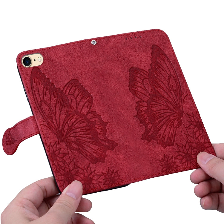 Retro Skin Feel Butterflies Embossing Horizontal Flip Leather Case with Holder & Card Slots & Wallet, For iPhone 6 / 6s, For iPhone 6 Plus / 6s Plus, For iPhone SE 2022 / SE 2020 / 8 / 7, For iPhone 8 Plus / 7Plus, For iPhone 11, For iPhone 11 Pro     ...