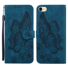 Load image into Gallery viewer, Retro Skin Feel Butterflies Embossing Horizontal Flip Leather Case with Holder &amp; Card Slots &amp; Wallet, For iPhone 6 / 6s, For iPhone 6 Plus / 6s Plus, For iPhone SE 2022 / SE 2020 / 8 / 7, For iPhone 8 Plus / 7Plus, For iPhone 11, For iPhone 11 Pro     ...