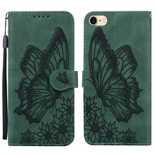 Load image into Gallery viewer, Retro Skin Feel Butterflies Embossing Horizontal Flip Leather Case with Holder &amp; Card Slots &amp; Wallet, For iPhone 6 / 6s, For iPhone 6 Plus / 6s Plus, For iPhone SE 2022 / SE 2020 / 8 / 7, For iPhone 8 Plus / 7Plus, For iPhone 11, For iPhone 11 Pro     ...