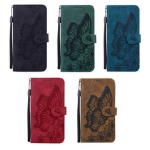 Load image into Gallery viewer, Retro Skin Feel Butterflies Embossing Horizontal Flip Leather Case with Holder &amp; Card Slots &amp; Wallet, For iPhone 6 / 6s, For iPhone 6 Plus / 6s Plus, For iPhone SE 2022 / SE 2020 / 8 / 7, For iPhone 8 Plus / 7Plus, For iPhone 11, For iPhone 11 Pro     ...