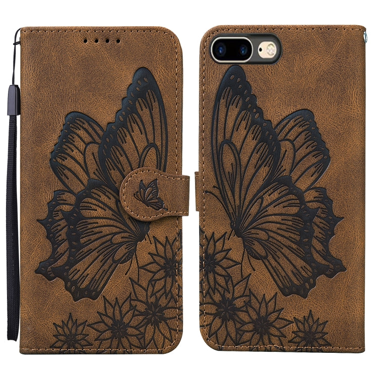 Retro Skin Feel Butterflies Embossing Horizontal Flip Leather Case with Holder & Card Slots & Wallet, For iPhone 6 / 6s, For iPhone 6 Plus / 6s Plus, For iPhone SE 2022 / SE 2020 / 8 / 7, For iPhone 8 Plus / 7Plus, For iPhone 11, For iPhone 11 Pro     ...