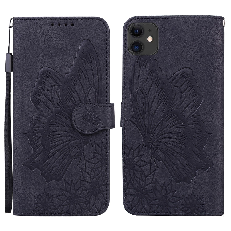 Retro Skin Feel Butterflies Embossing Horizontal Flip Leather Case with Holder & Card Slots & Wallet, For iPhone 6 / 6s, For iPhone 6 Plus / 6s Plus, For iPhone SE 2022 / SE 2020 / 8 / 7, For iPhone 8 Plus / 7Plus, For iPhone 11, For iPhone 11 Pro     ...