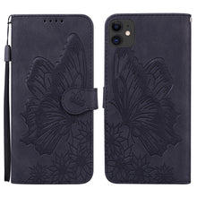 Load image into Gallery viewer, Retro Skin Feel Butterflies Embossing Horizontal Flip Leather Case with Holder &amp; Card Slots &amp; Wallet, For iPhone 6 / 6s, For iPhone 6 Plus / 6s Plus, For iPhone SE 2022 / SE 2020 / 8 / 7, For iPhone 8 Plus / 7Plus, For iPhone 11, For iPhone 11 Pro     ...